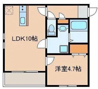 リテラ井尻南【3階】の間取り