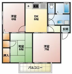 ハイムローリエ【2階】の間取り
