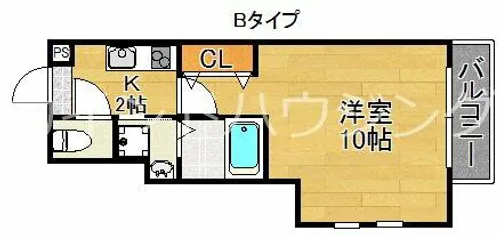 フジパレス清水丘Ⅲ番館【3階】の間取り