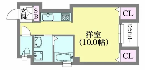 プラーフ羽坂【4階】の間取り