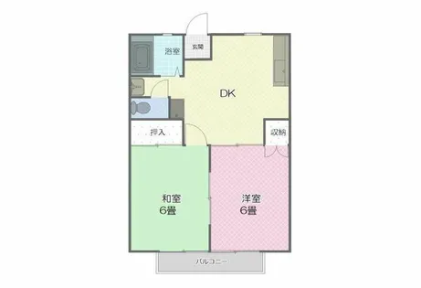 サンシティ向山 A【2階】の間取り