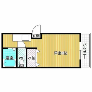 ハイローズ北花田【2階】の間取り