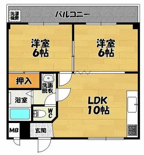 エミネンス松原【4階】の間取り