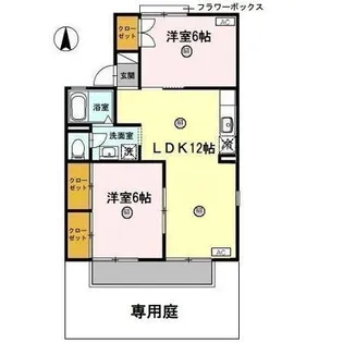 モントン【101号室】の間取り