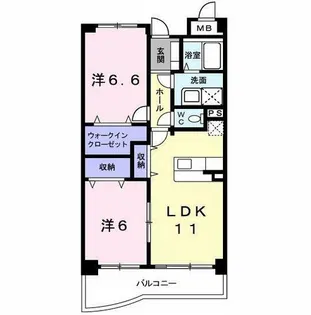 フォレストパレス五番館【3階】の間取り