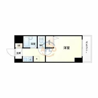 ノルデンハイム淡路【5階】の間取り