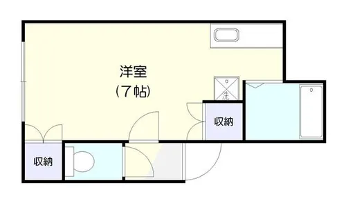 ゴールデンハイム中島公園【202号室】の間取り