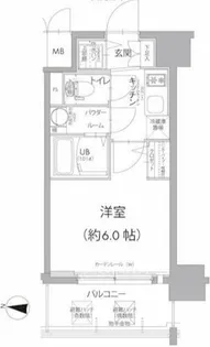 エスリード大阪梅田リュクス【5階】の間取り