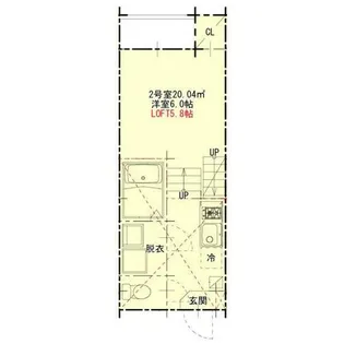 Never Summer小幡【2階】の間取り