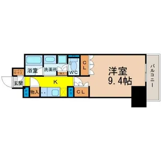 パークアクシス名駅南グランデ【3階】の間取り