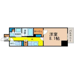 パークアクシス名駅南グランデ【9階】の間取り