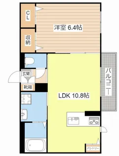 シャーメゾン リーリエ【1階】の間取り