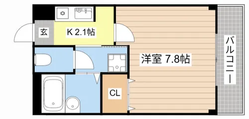 ジョイ5番館【406号室】の間取り