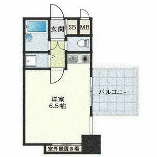 朝日プラザ博多Ⅷ【10階】の間取り