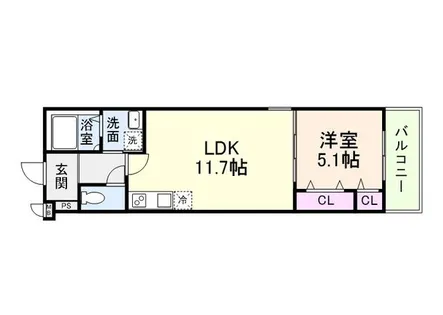 フジパレス 鶴原【2階】の間取り