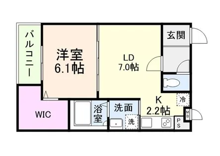 フジパレス 鶴原【2階】の間取り