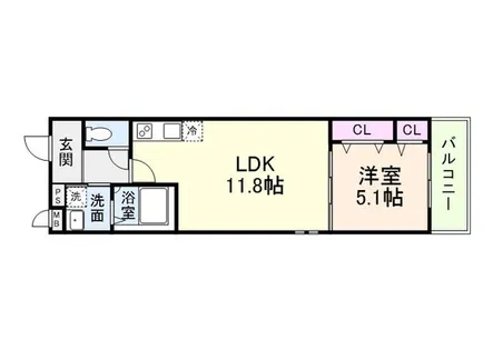 フジパレス 鶴原【3階】の間取り