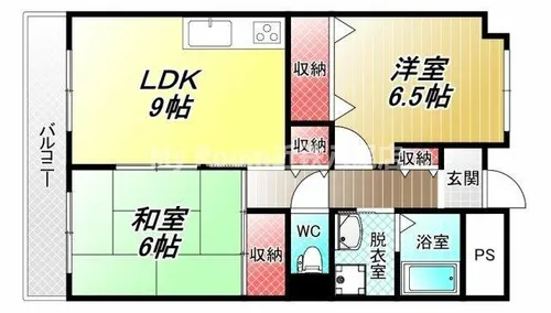 カトンテール【2階】の間取り
