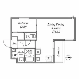 Royal Maison 城東【0402号室】の間取り