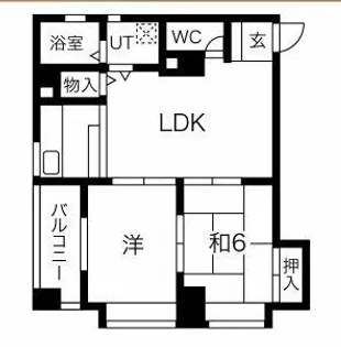 グリシーヌ静徳【3階】の間取り