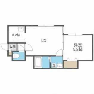 エル・スール【205号室】の間取り