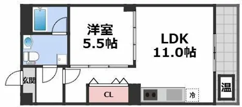 SPAZIO-TOWA【2階】の間取り