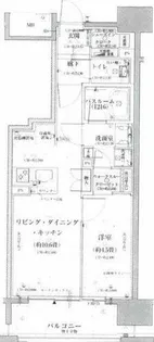 オープンレジデンシア名駅南グランアート【7階】の間取り