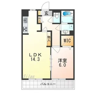 兵庫県尼崎市常松1丁目【アパート】の間取り