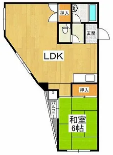 富士第2ハイツ【4階】の間取り