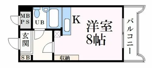 メゾンYS【5階】の間取り