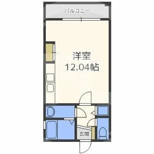 フォレステージュ靭公園【2階】の間取り