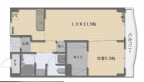 アネックス山野【5階】の間取り