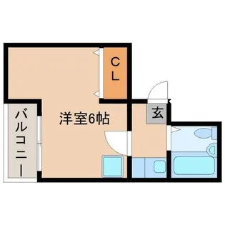 デイズ桜川Ⅱ【5階】の間取り