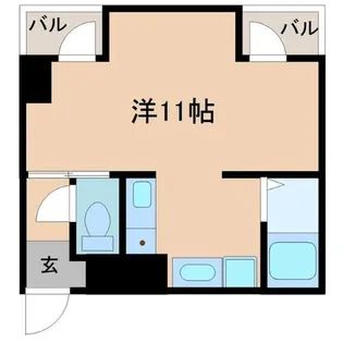 リヴェール阿波座【3階】の間取り