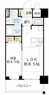 プレサンスOSAKA DOMECITYワンダー【11階】の間取り