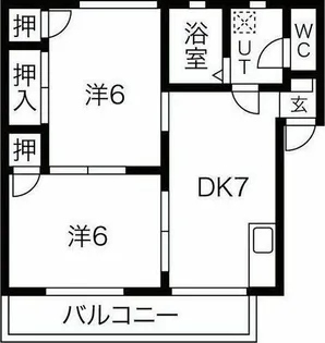 OASIS SATONAKA A棟【1階】の間取り