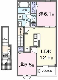 アン・ソレイユ【2階】の間取り