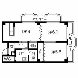 K‘sマンション【2階】の間取り