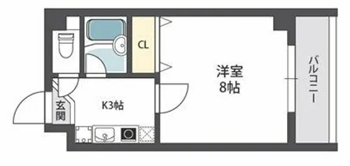 アネックス2号館【3階】の間取り