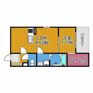 フェリーチェ藤井寺【3階】の間取り