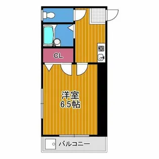 1Kの間取り画像