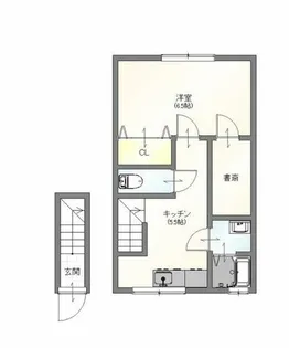 サンマリノ草野 B棟【202号室】の間取り