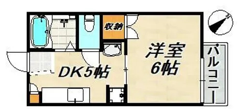 フレグランス須磨【2階】の間取り