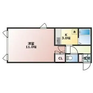 麻生TYコート【403号室】の間取り