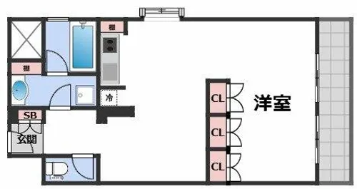 ユニハイム夕陽ヶ丘【11階】の間取り