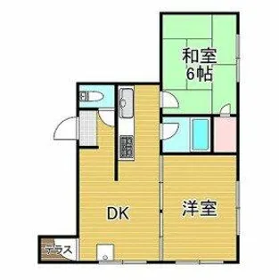 セピアコート【5階】の間取り