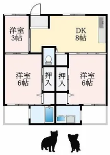 大阪府和泉市伏屋町5丁目【マンション】の間取り