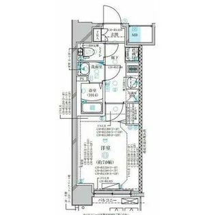 ディアレイシャス名古屋太閤通Ⅲ【10階】の間取り