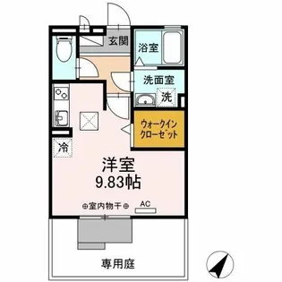 愛知県西春日井郡豊山町大字青山字東川【アパート】の間取り