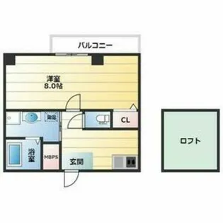 エヌエム・スワサント・オンズ・ノース【4階】の間取り